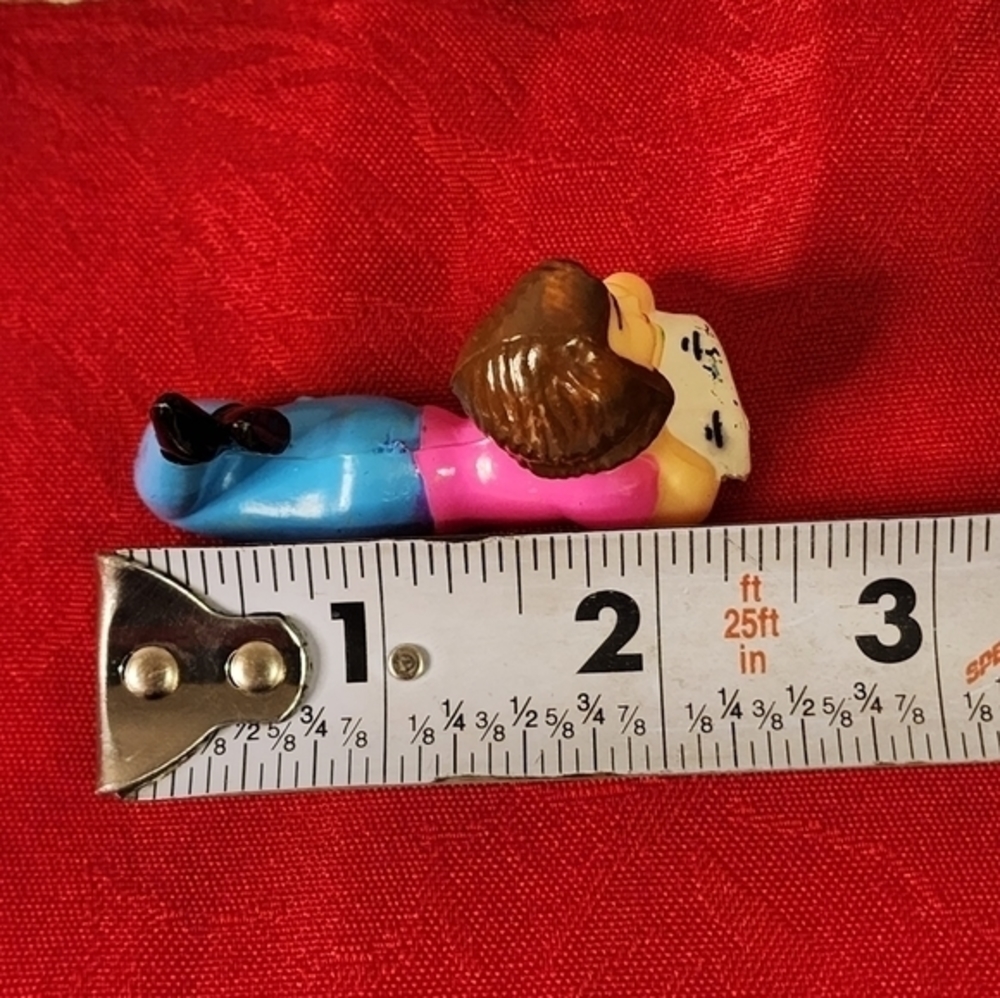 Vintage Wilton Cake Topper Lot Retro Teenager Girl/Boy on phone set‎ of 7 - Picture 8 of 13
